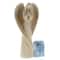 Elegant Minimalistic Guardian Angel Figurine Prayer Statue 4.5" x 2.38" x 9.25"